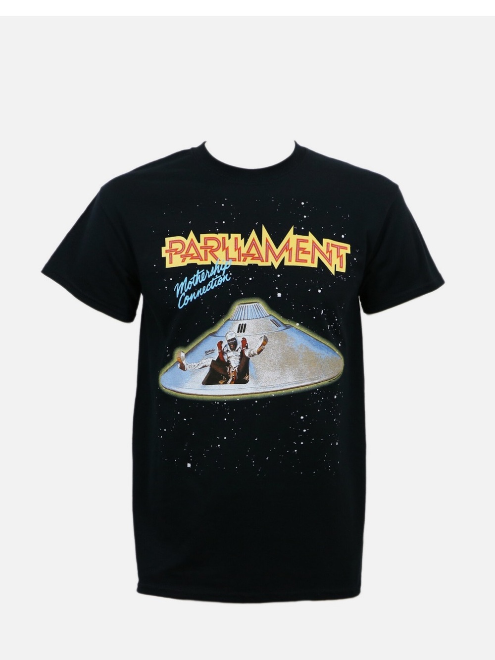 Parliament Funkadelic'Mothership Connection' Graphic Tee in Black Size Large